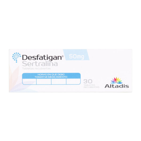 Desfatigan Sertralina 50 Mg 30 Tabletas