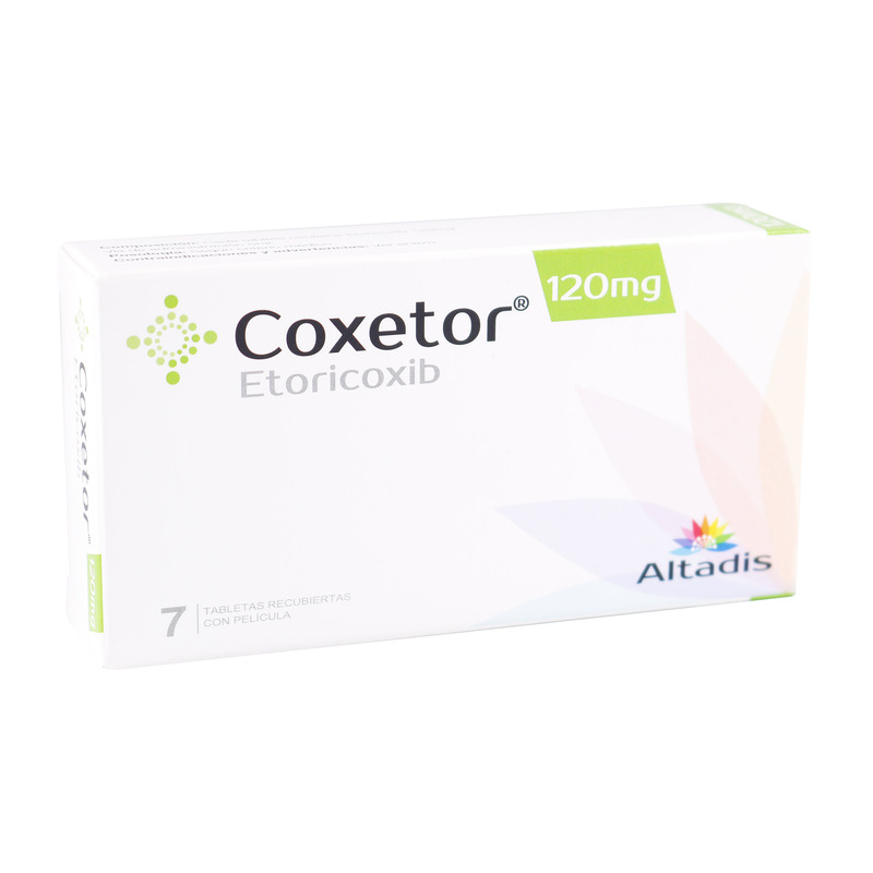 Coxetor 120 Mg 7 Tabletas Recubiertas