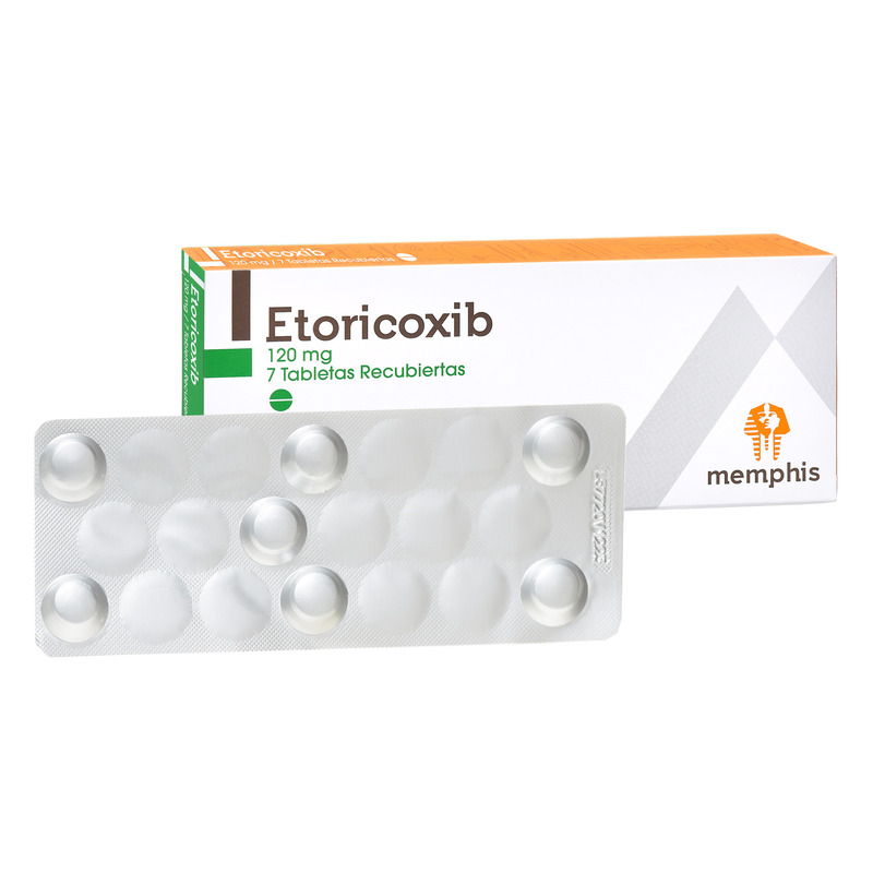 Etoricoxib 120 Mg 7 Tabletas Recubiertas Mp