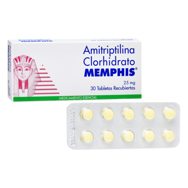 Amitriptilina 25 Mg 30 Tabletas Mp