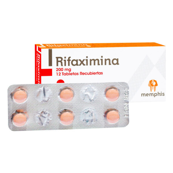Rifaximina 200 Mg 12 Tabletas Recubiertas Mp