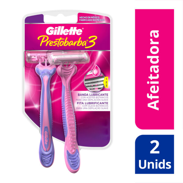 Maquina Prestobarba 3 Mujer 2 Unidades