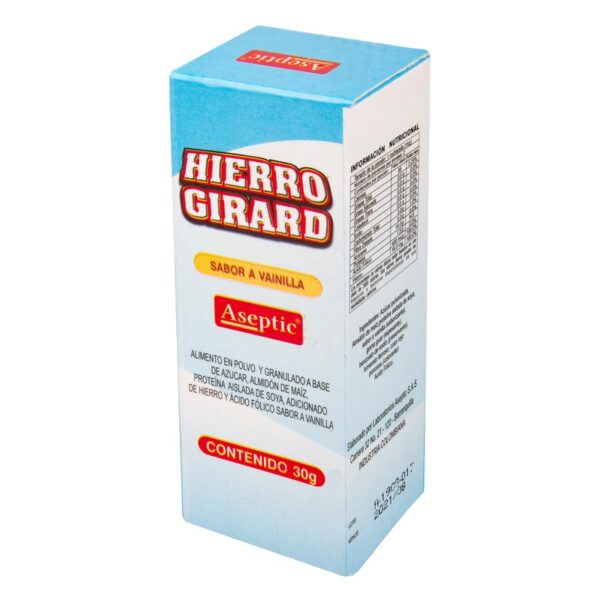 Hierro Girard Vainilla 30 Gramos