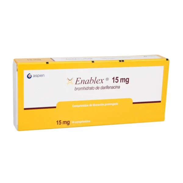 Enablex 15 Mg 28 Tabletas