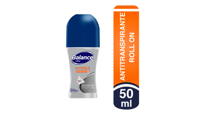 Desodorante Balance Rollon Xtreme Invisible 50 Ml Hombre