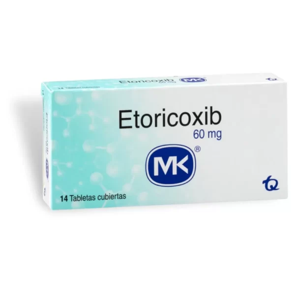 Etoricoxib 60 Mg 14 Tabletas Mk