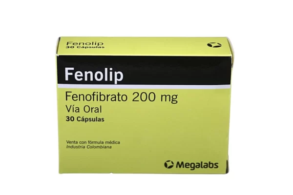 Fenolip 200 Mg 30 Capsulas