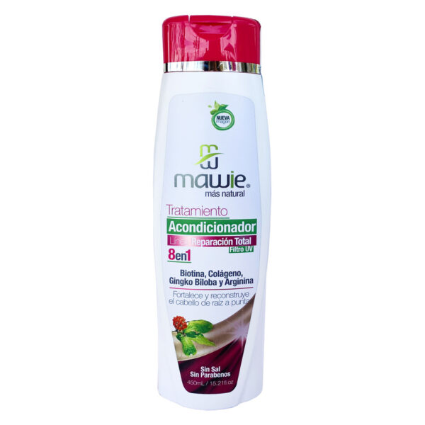 Tratamiento Acondicionador Reparacion Total Mawie 8 En 1 450ml