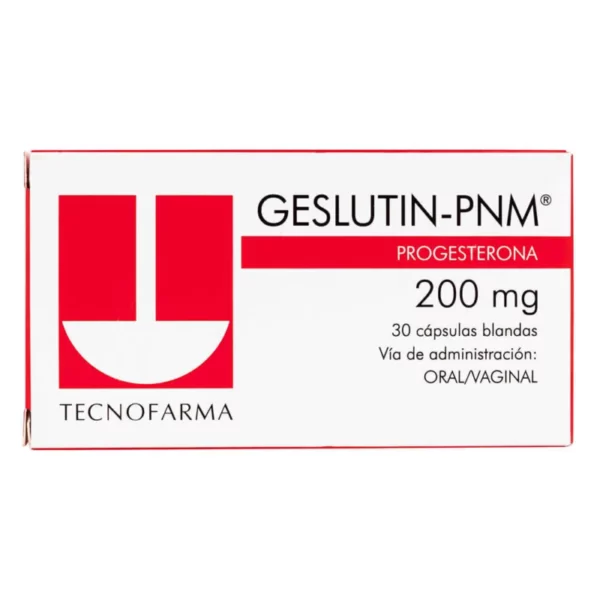 Geslutin 200 Mg 30 Capsulas