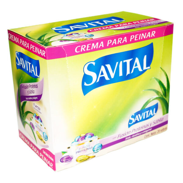 Crema Para Peinar Savital Fusion Proteinas Doy Pack 22ml