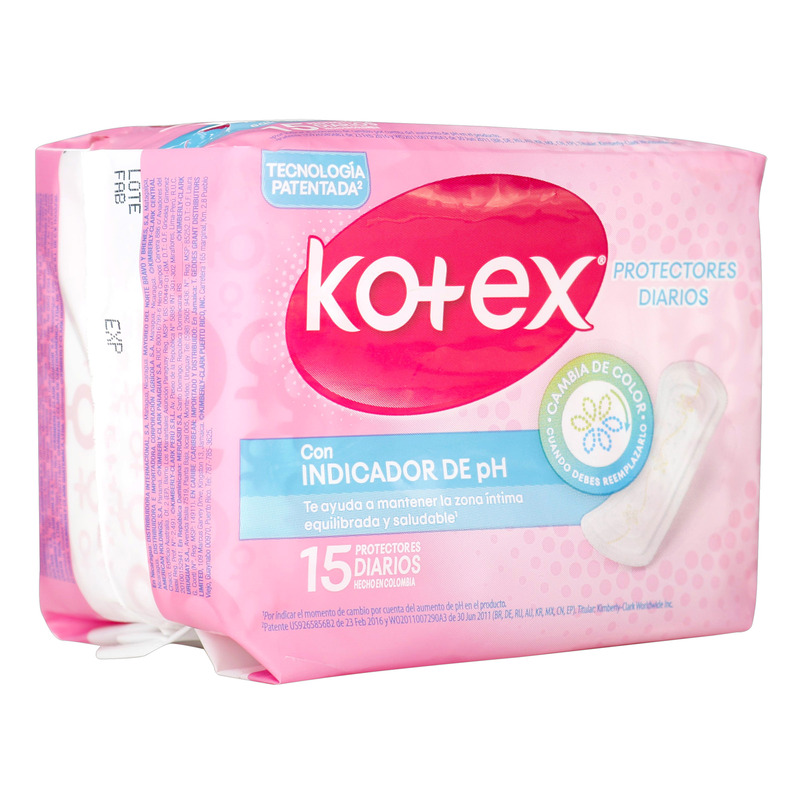 Protector Kotex Diario Indic Bolsa 15 Unidades