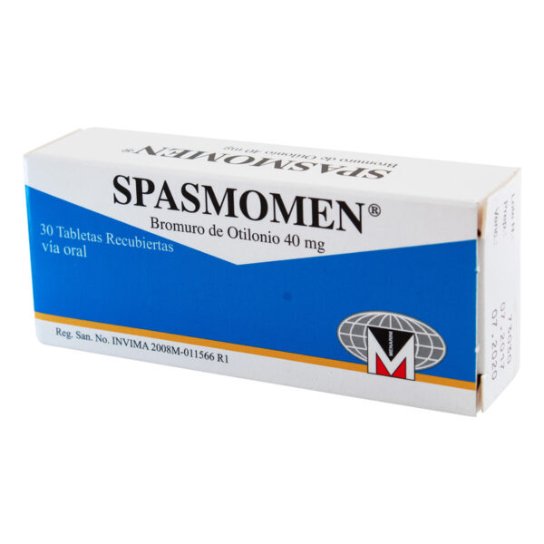 Spasmomen 40 Mg 30 Tabletas