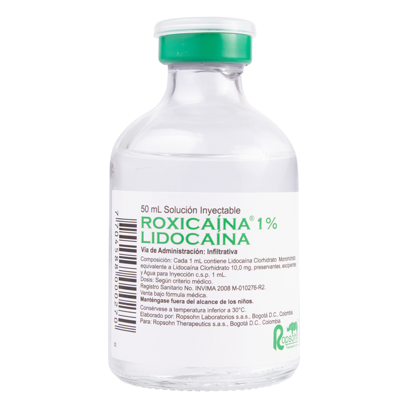 Roxicaina 1% Simple 50 Ml