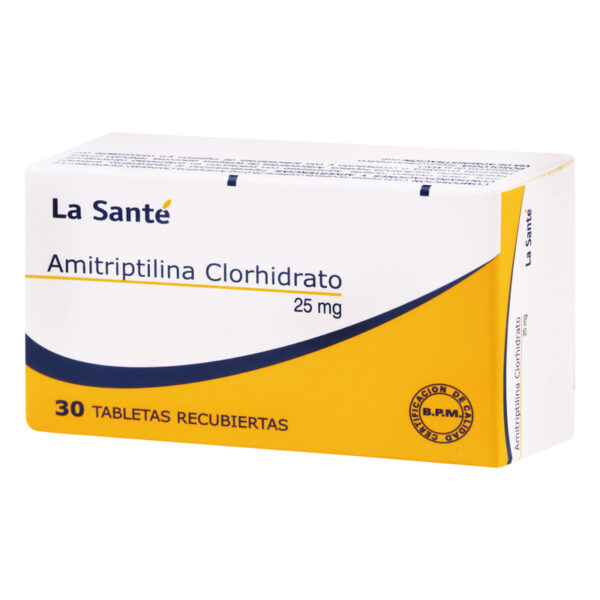 Amitriptilina 25 Mg 30 Tabletas Ls