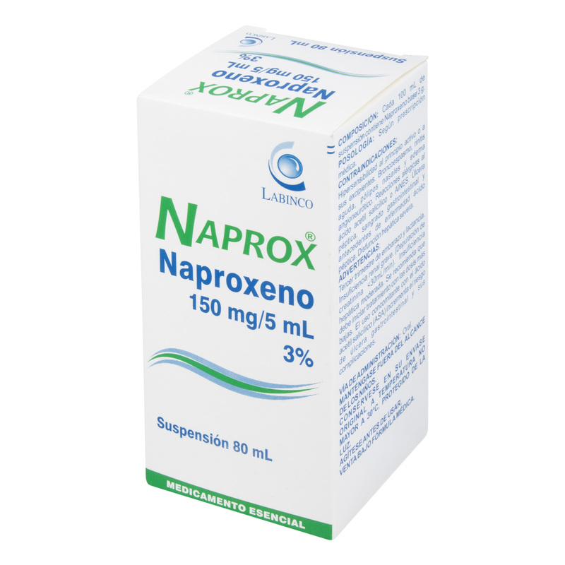 Naprox 150 Mg Suspension 80 Ml