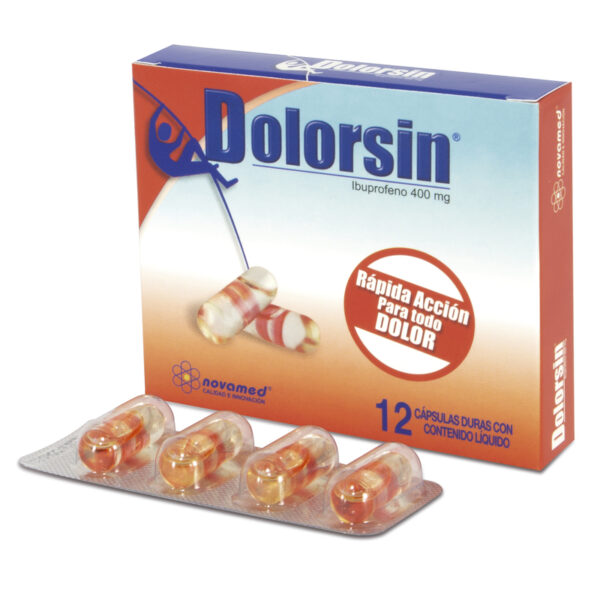 Dolorsin 400 Mg 12 Capsulas