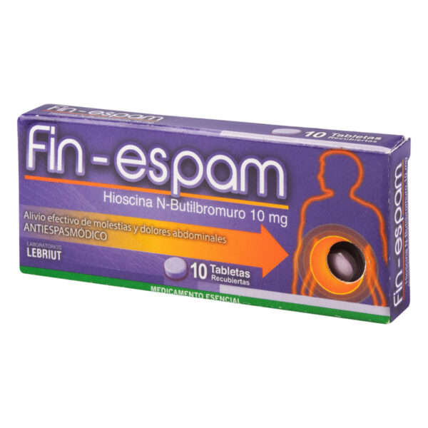 Fin - Espam 10 Mg 10 Tabletas