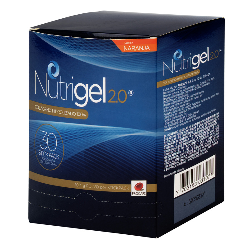 Nutrigel 2.0 Naranja 30 Sobres