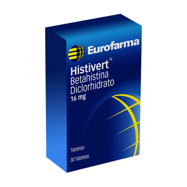 Histivert 16 Mg 30 Tabletas