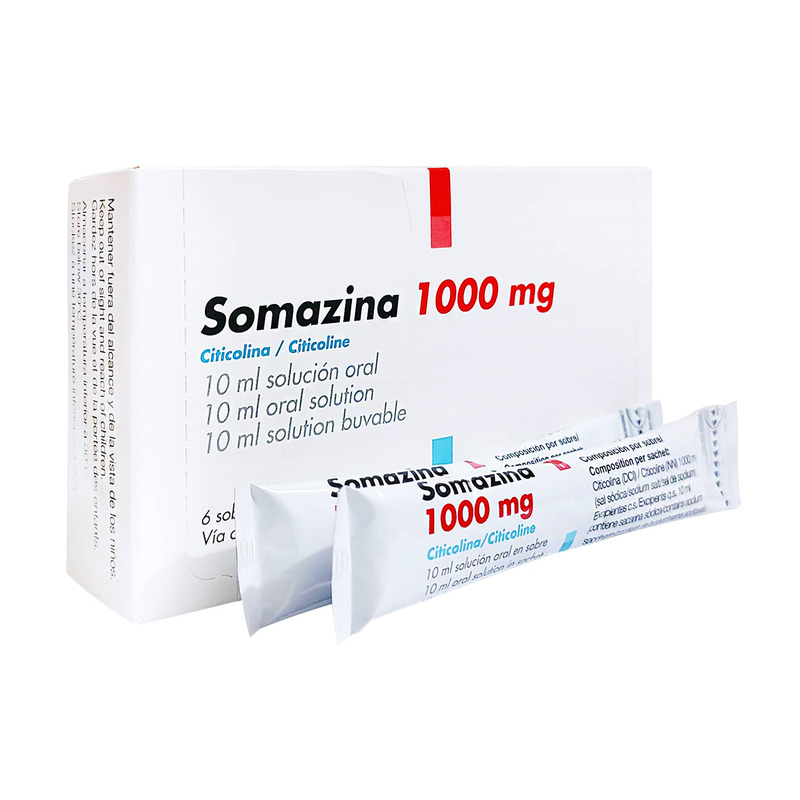 Somazina 1000 Mg Solucion Oral 6 Sobres