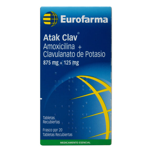 Atak Clav 875 Mg 20 Tabletas