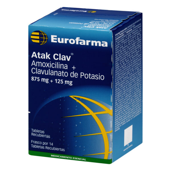 Atak Clav 875 Mg 14 Tabletas