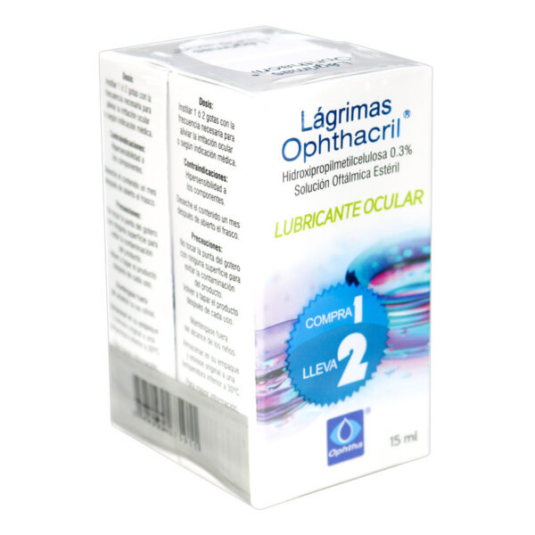 Ophthacril Gotas 15 Ml Compra 1 Lleve 2