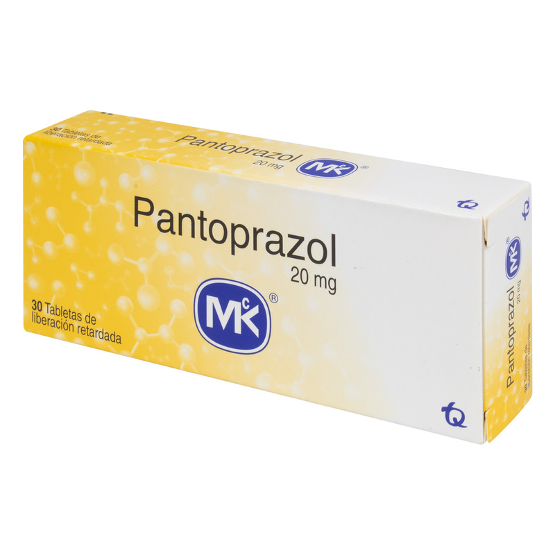 Pantoprazol 20 Mg 30 Tabletas Mk