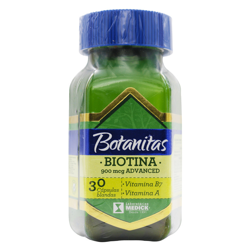 Botanitas Biotina 900 Mcg Advanced 30 Capsulas