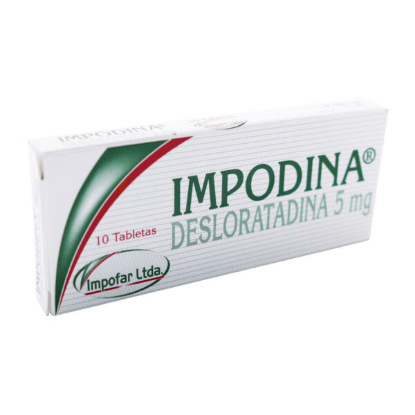 Impodina Desloratadina 5 Mg 10 Tabletas