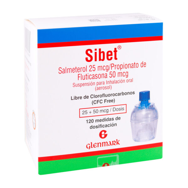 Sibet Solucion para Inhalacion 120 Dosis + Inhalocamara