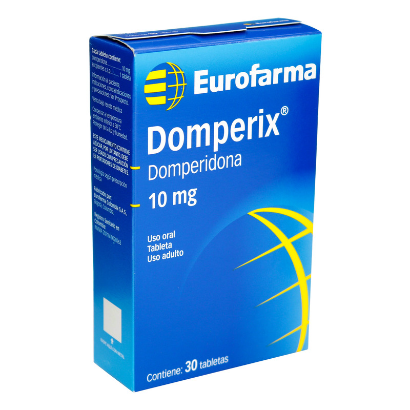 Domperix 10 Mg 30 Tabletas