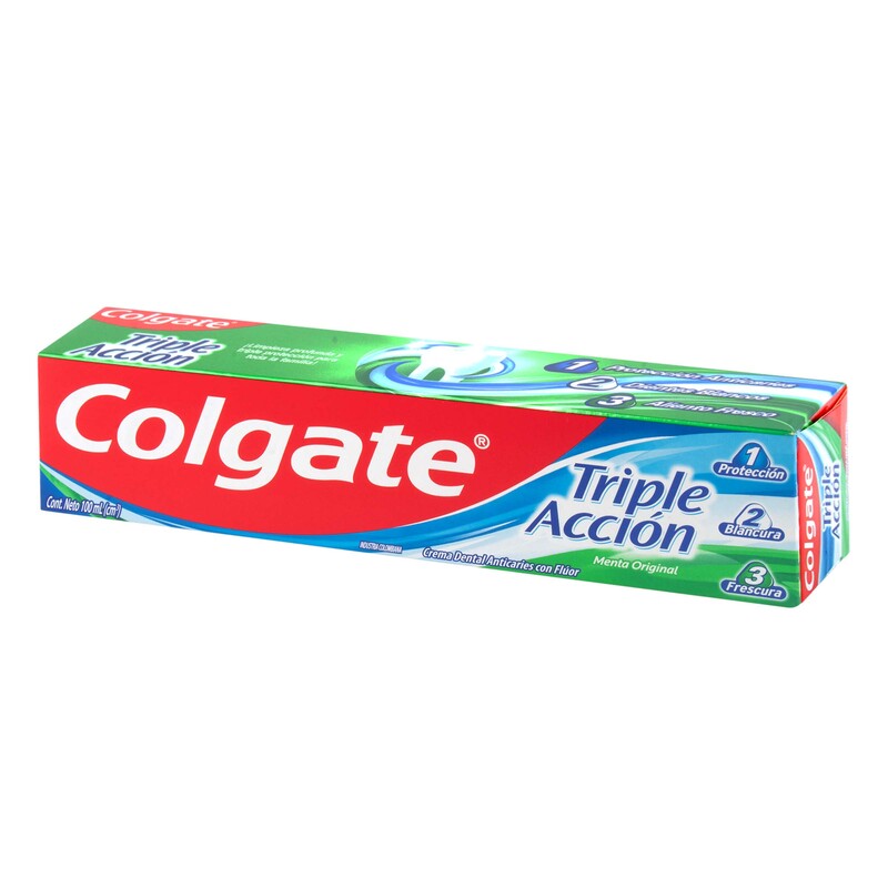 Crema Dental Colgate Triple Accion 100 Gr