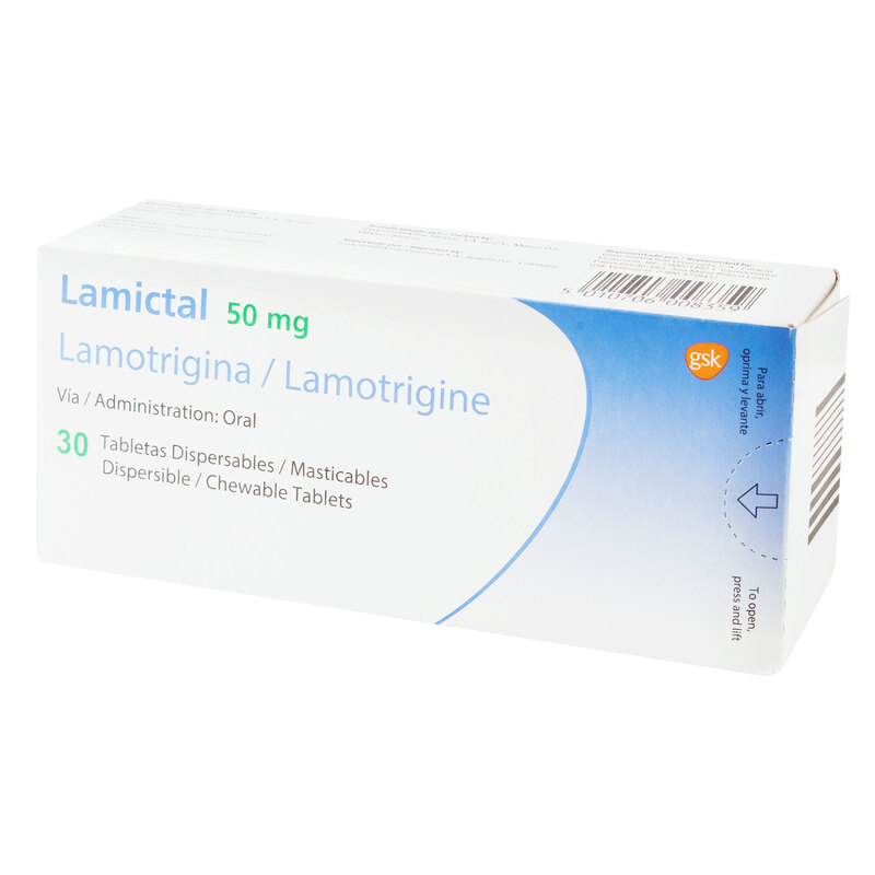 Lamictal Dispers.50 Mg 30 Tabletas