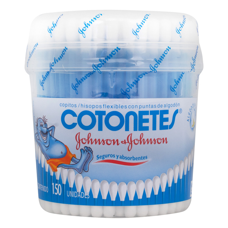 Copitos Cotonetes Johnson y Johnson 150 Unidades