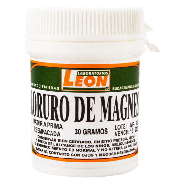 Cloruro De Magnesio 30 Gr Leon