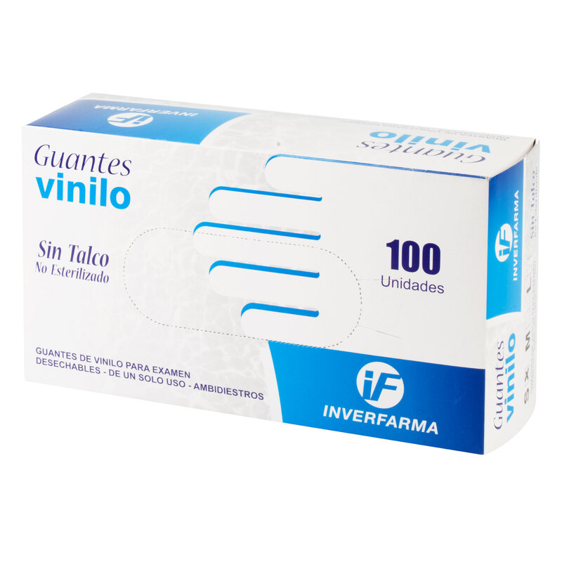 Guante De Nitrilo Talla M Caja X 100 Unidades Inverfarma - Farmaprime