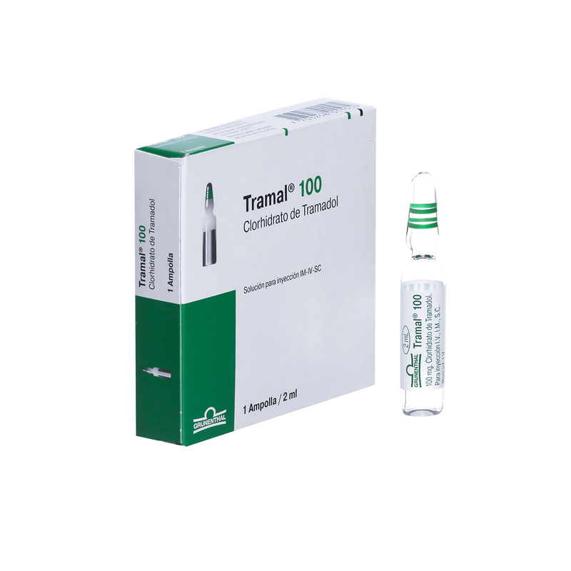 Tramal 100 Mg/2 Ml X 1 Ampolla