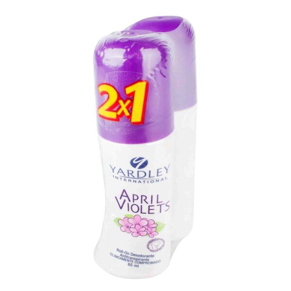 Desodorante April Violets Rollon 65 Ml 2x1
