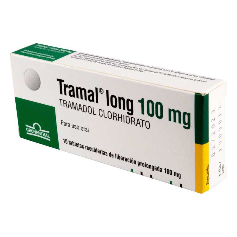 Tramal Long 100 Retard 10 Tabletas