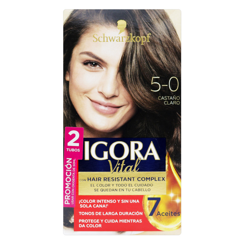 Igora Vital Kit 5-0 2 Tubos Castaño Claro