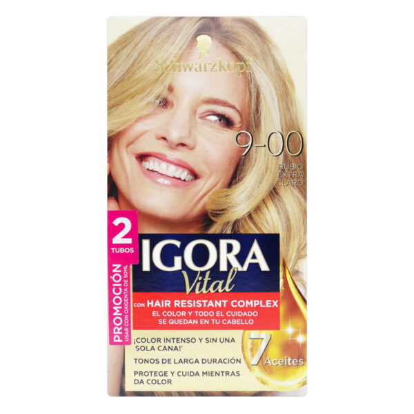 Igora Vital Kit 9-00 2 Tubos Rubio Extra Claro