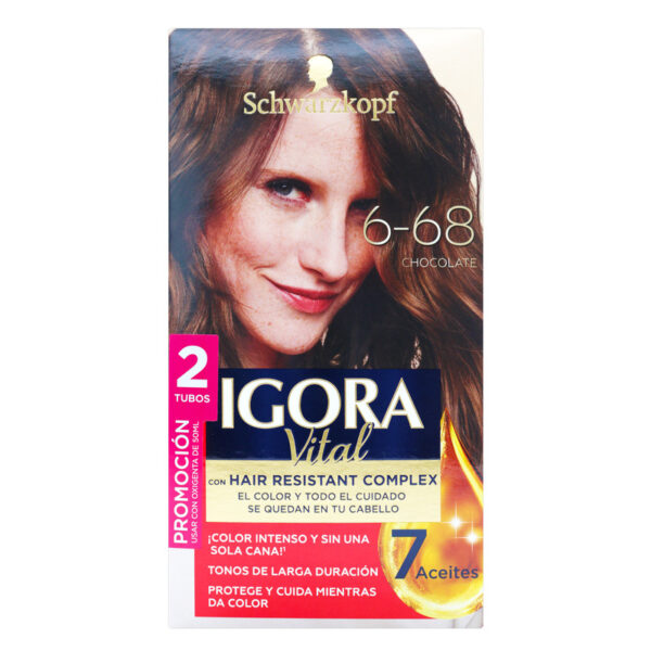 Igora Vital Kit 6-68 2 Tubos Chocolate