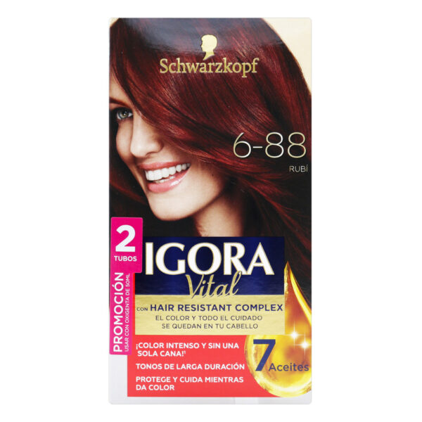 Igora Vital Kit 6-88 2 Tubos Rubi Oferta