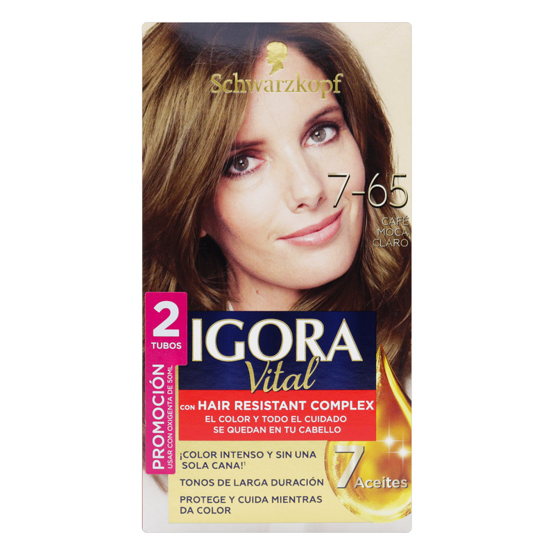 Igora Vital Kit 7-65 2 Tubos Café M. Precio Especial