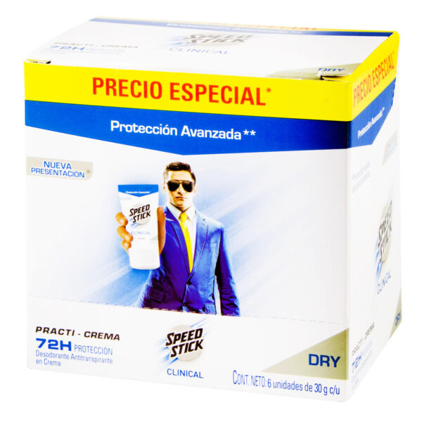 Desodorante Menn Speed Stick Clinical Practi Crema 30gr 6 unidades Precio Especial