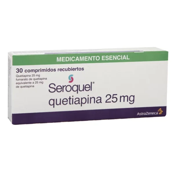 seroquel 25 mg 30 tabletas