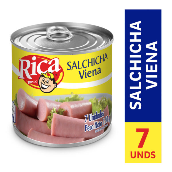 Salchicha Viena Rica 150 Gramos