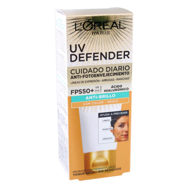 Protector Loreal Uv Def. Anti Brillo Color Fps 50 40 Gr