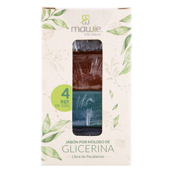 4 Jabon Mawie Glicerinado 100 Gr
